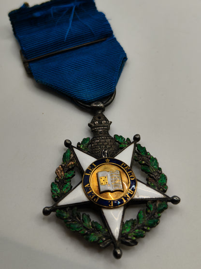 Medalla orden Torre y Espada Monarquía Portugal