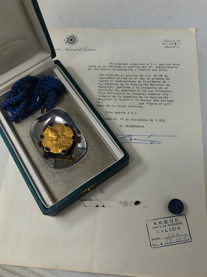 National Association of Chemists of Spain, Medal. Spain.