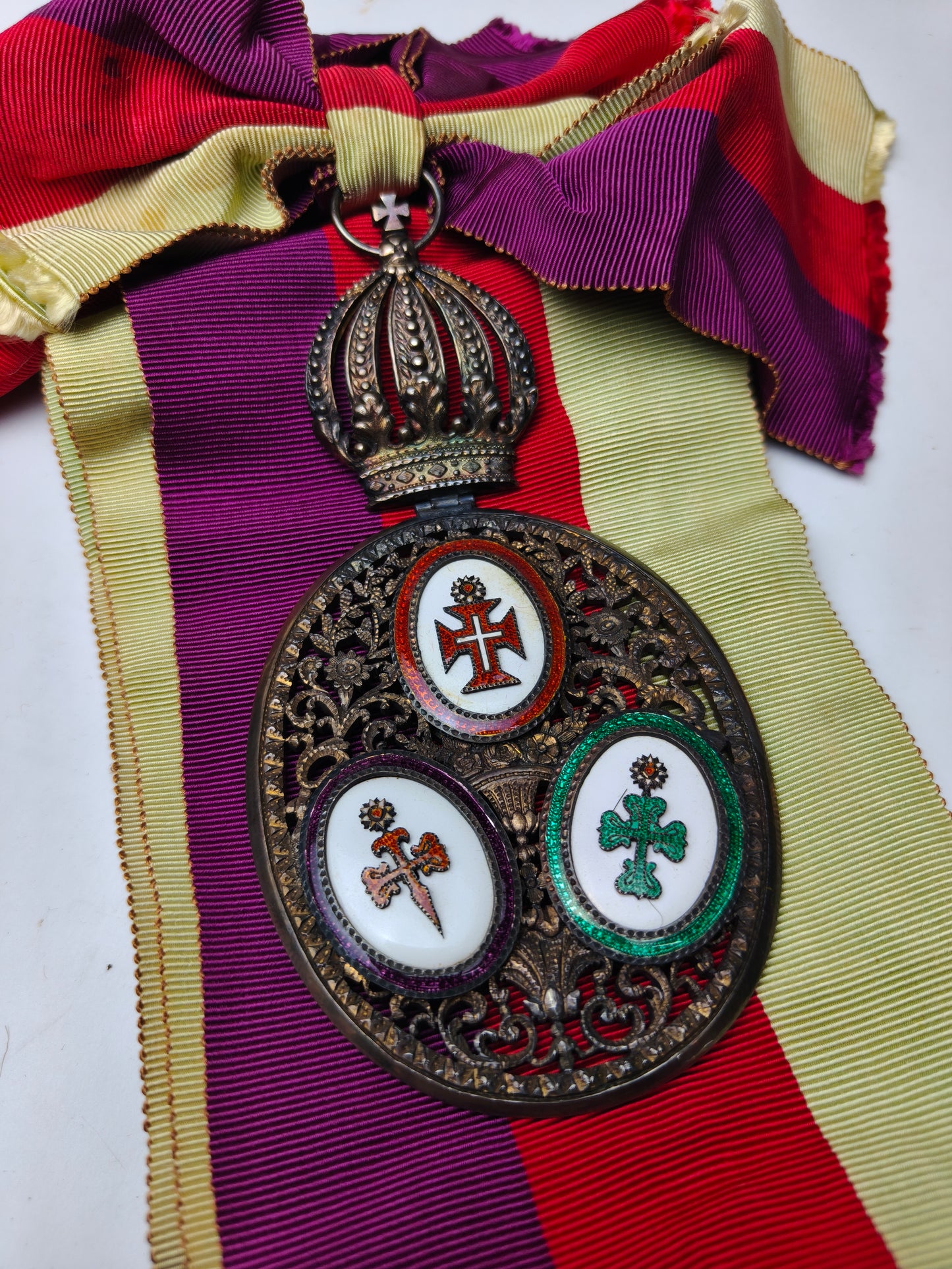 Brazilian Triple Order Badge of Grand Cross.