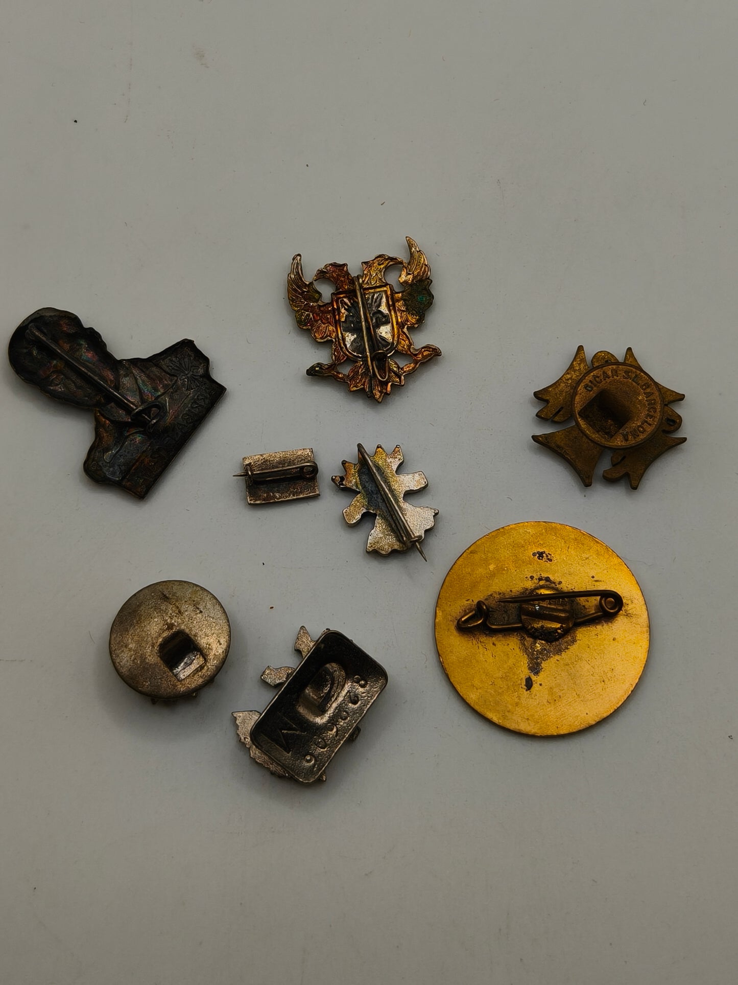 Colección de insignias de Falange. época guerra civil