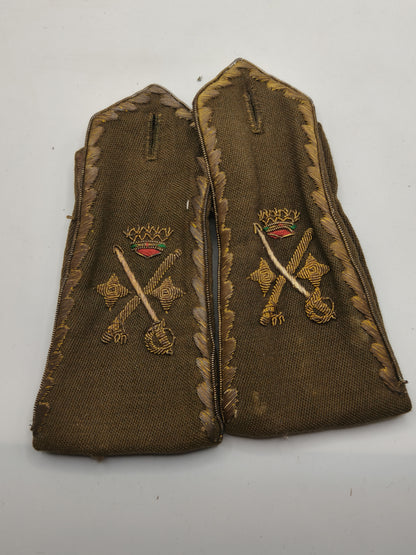 Major General Epaulettes . Franco's period Spain.