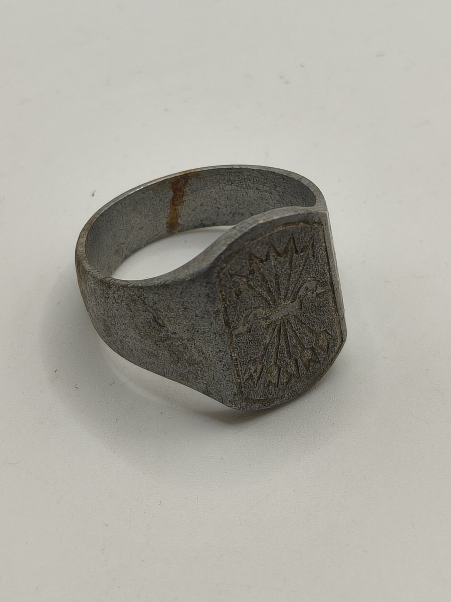 Phalanx Ring, Trench Art. Spanish Civil War.