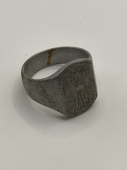 Phalanx Ring, Trench Art. Spanish Civil War.
