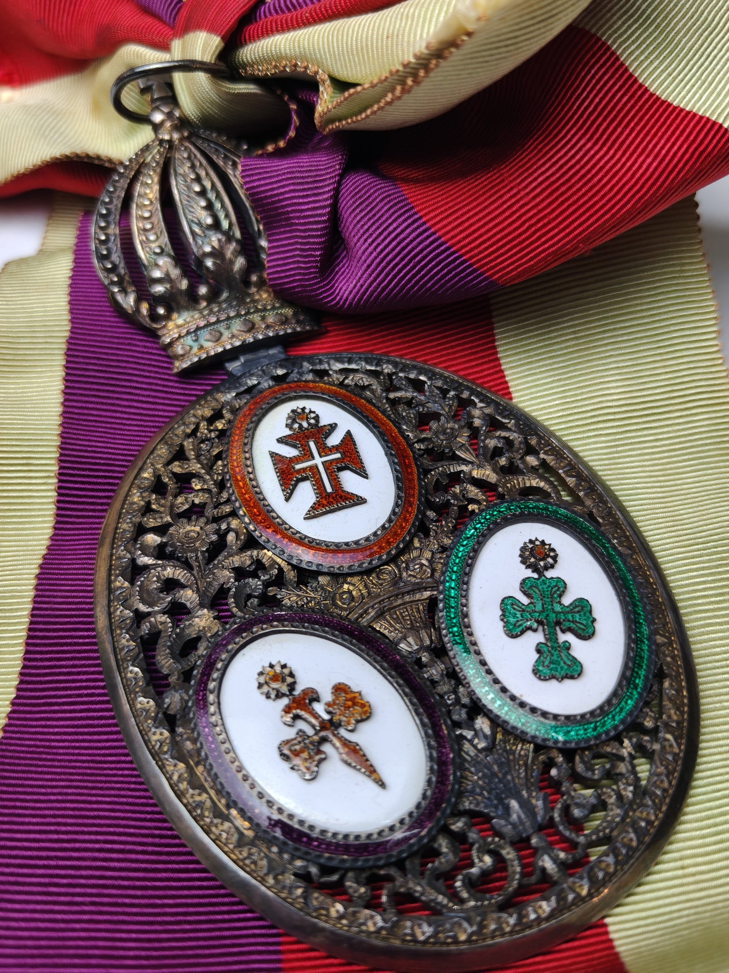 Brazilian Triple Order Badge of Grand Cross.