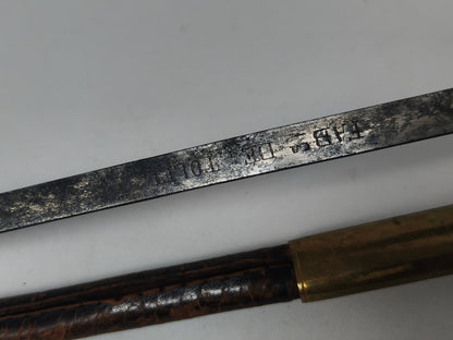 Carabineros Dress sword. Alphonso XII-XIII.