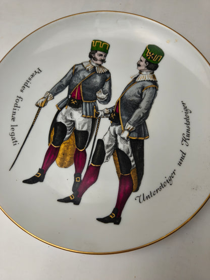 Conmemorative Military Porcelain Plate. Germany.