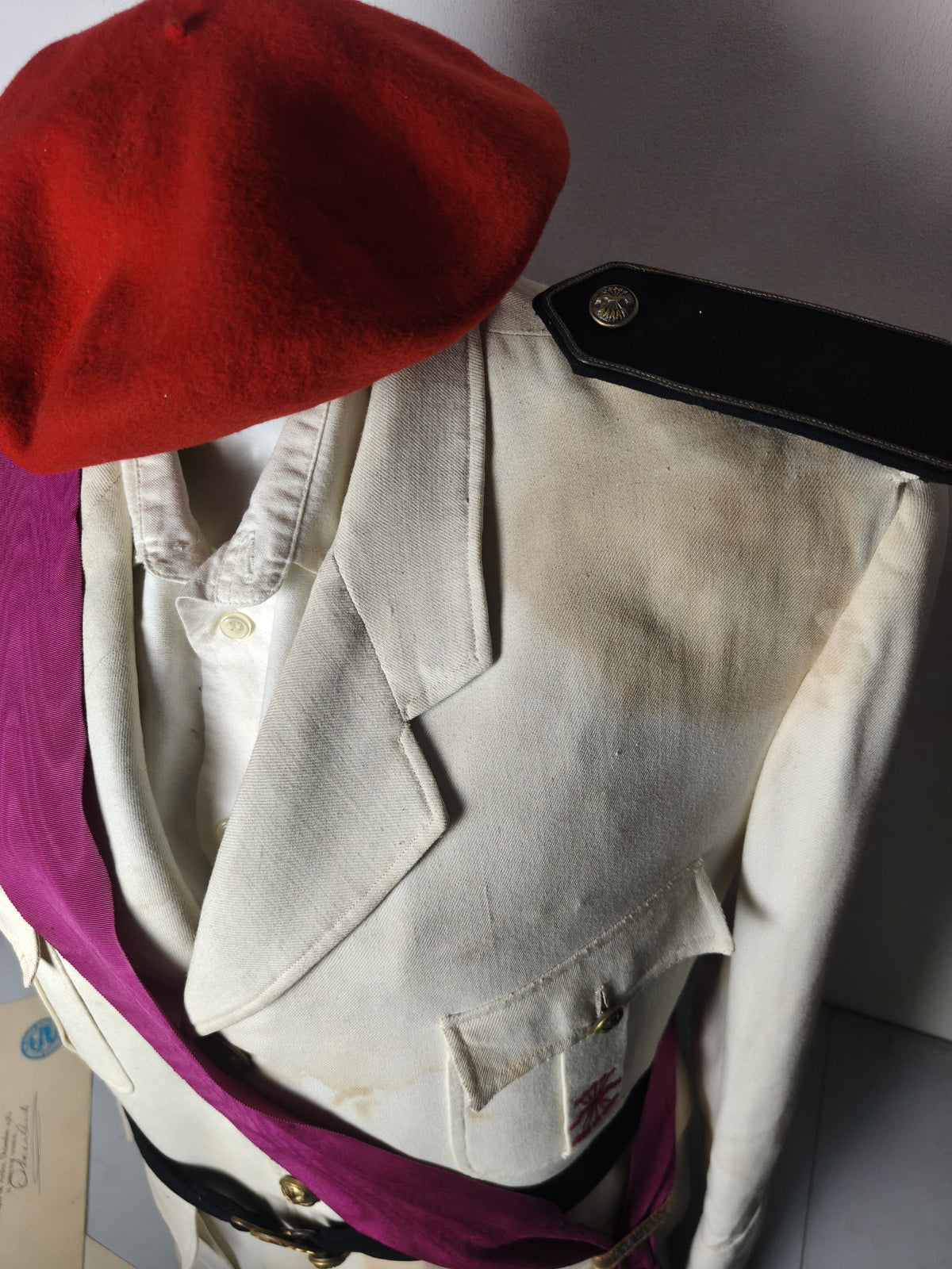 Summer Uniform of Falange. Complete. Franco's Period Spain.