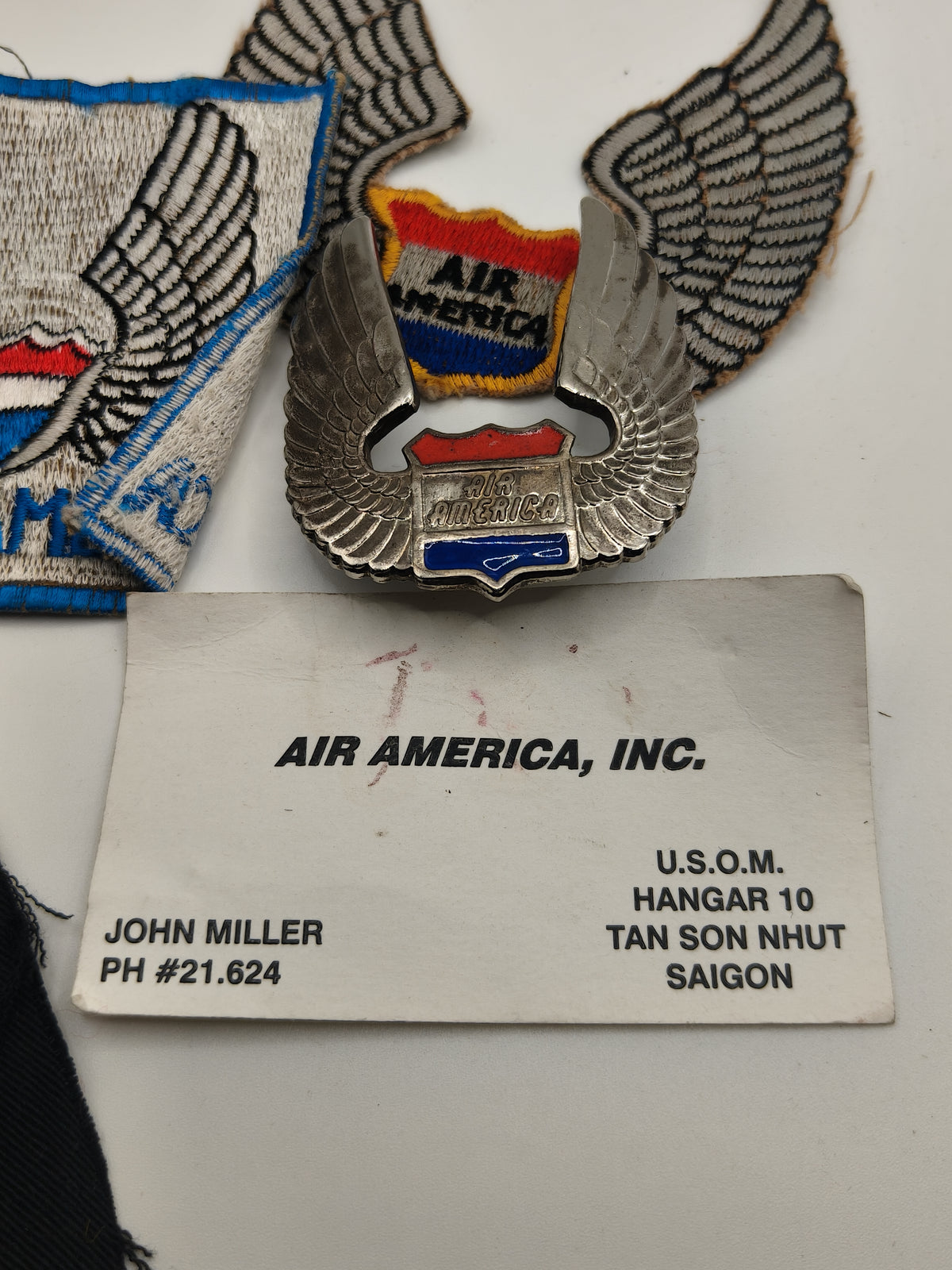 Air America Badges Lot. USA Airline.