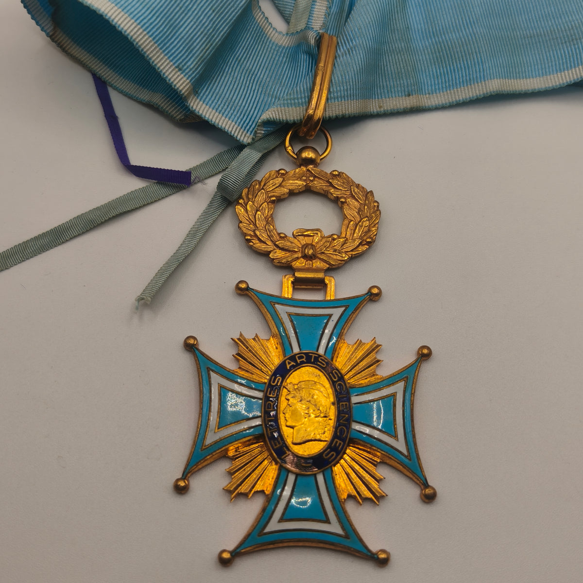 Commander Medal Order of Science and Arts. France