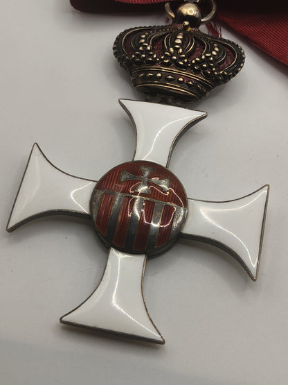 Santa María Merced Commander Medal Order. Italy