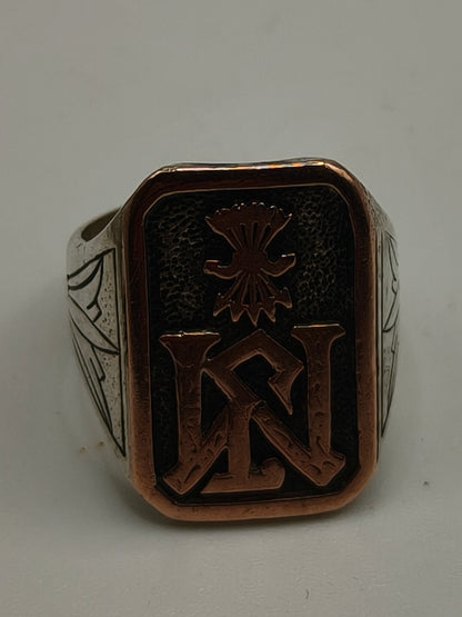 Phalanx Ring, Gold and Silver. Spanish Civil War