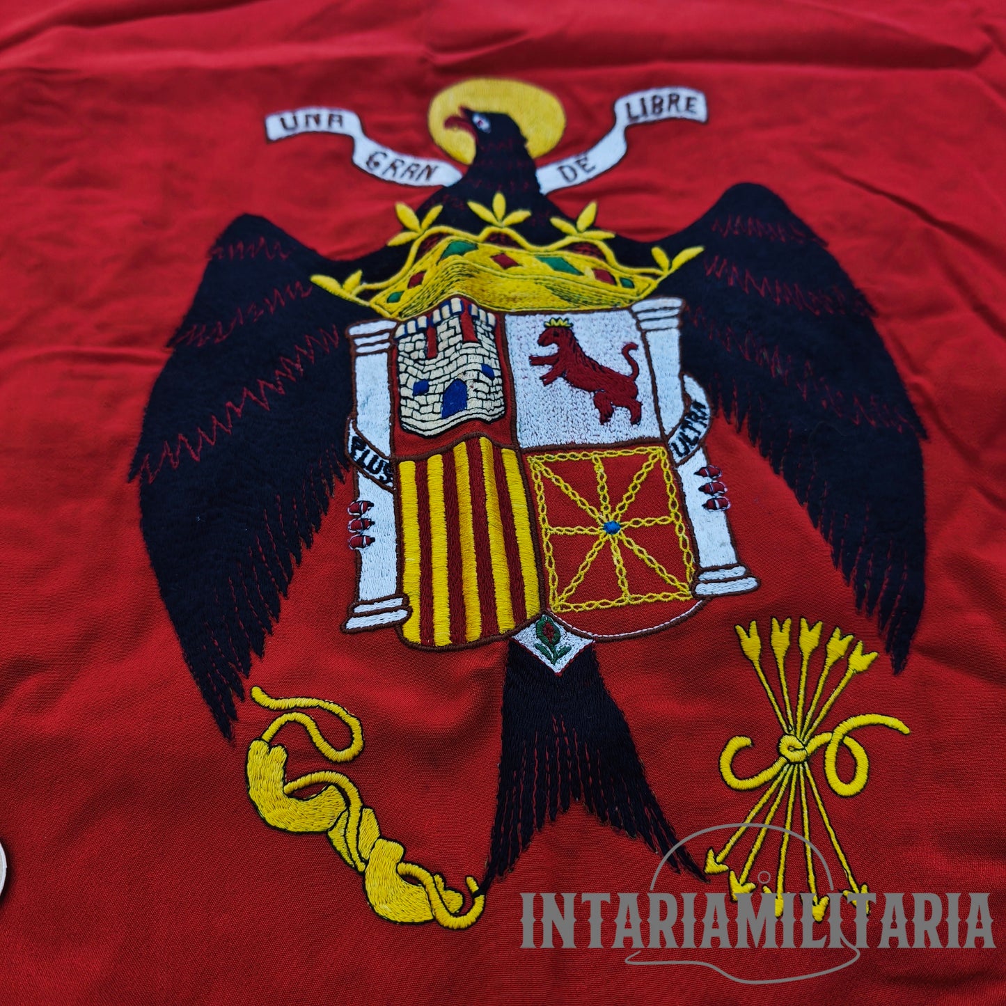 Bandera tercer batallón 1 compañía de infantería. Guerra Civil Española