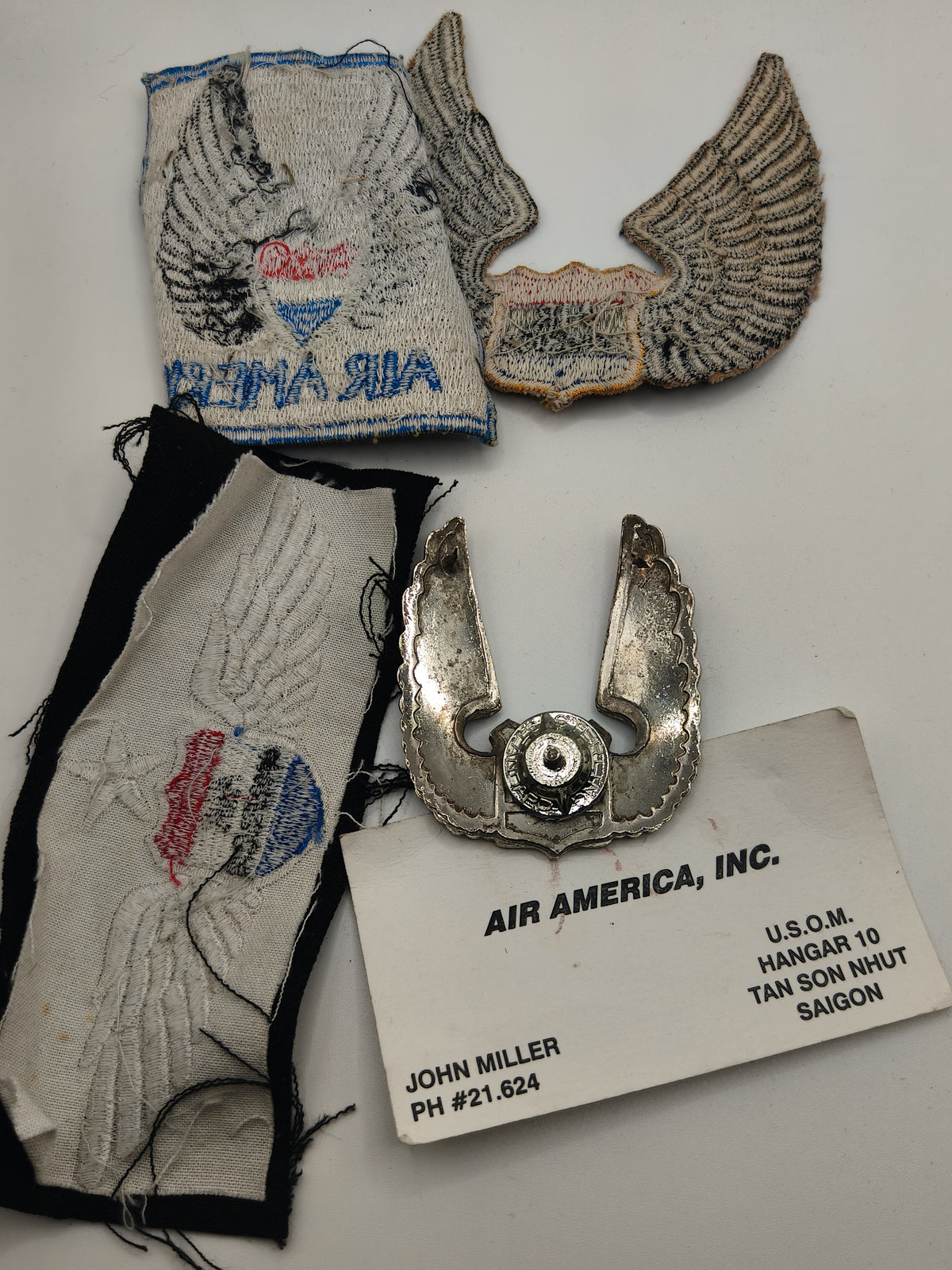 Air America Badges Lot. USA Airline.