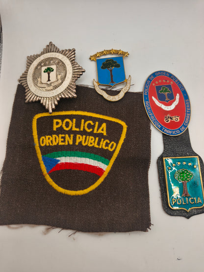 Guinea Ecuatorial Lot Badges.