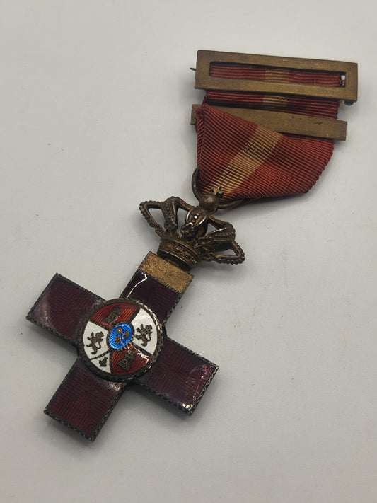 War Red Merit Order Cross Medal. Spain Alfonso XIII.