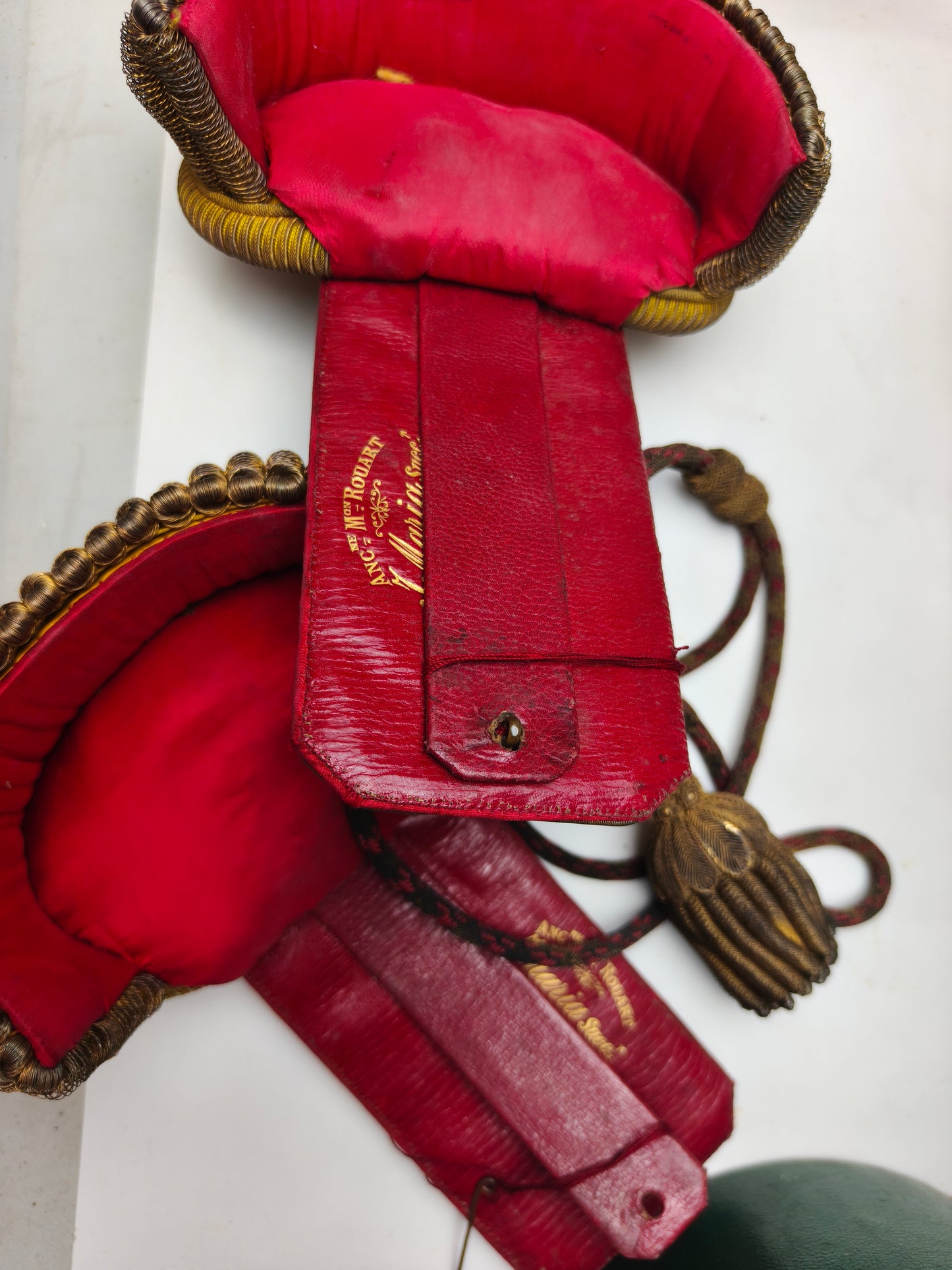Spanish General Paulettes made in Paris, Cuba's War. Alphonso XII period.