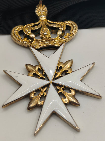 Commander Medal Order of Malta. Italia