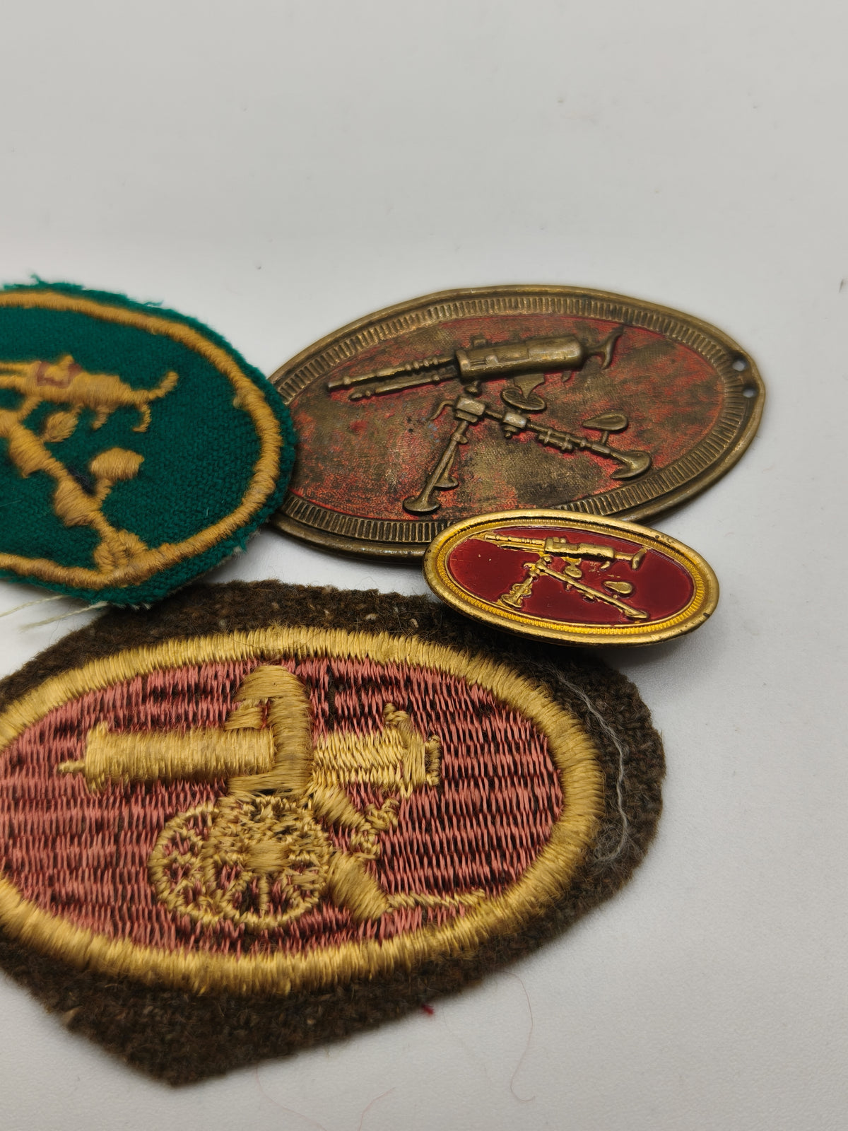 Machine Gunner Badges. Spanish Civil War