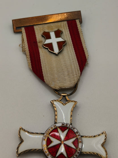 Order of Malta, Medal Enameled. Italy.