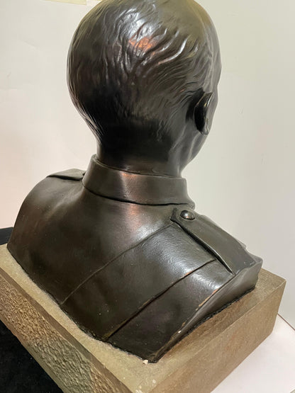 Gran busto Franco Uniforme Guerra civil española.