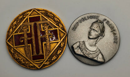 Red Cross Medal. Republic of France