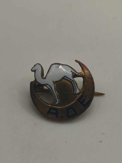 Colonial Camel Sahara Badge Mini. Spain North Africa