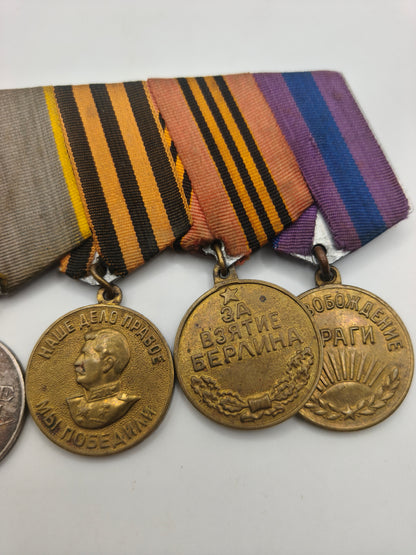 Soviet Medal Bar. IIWW