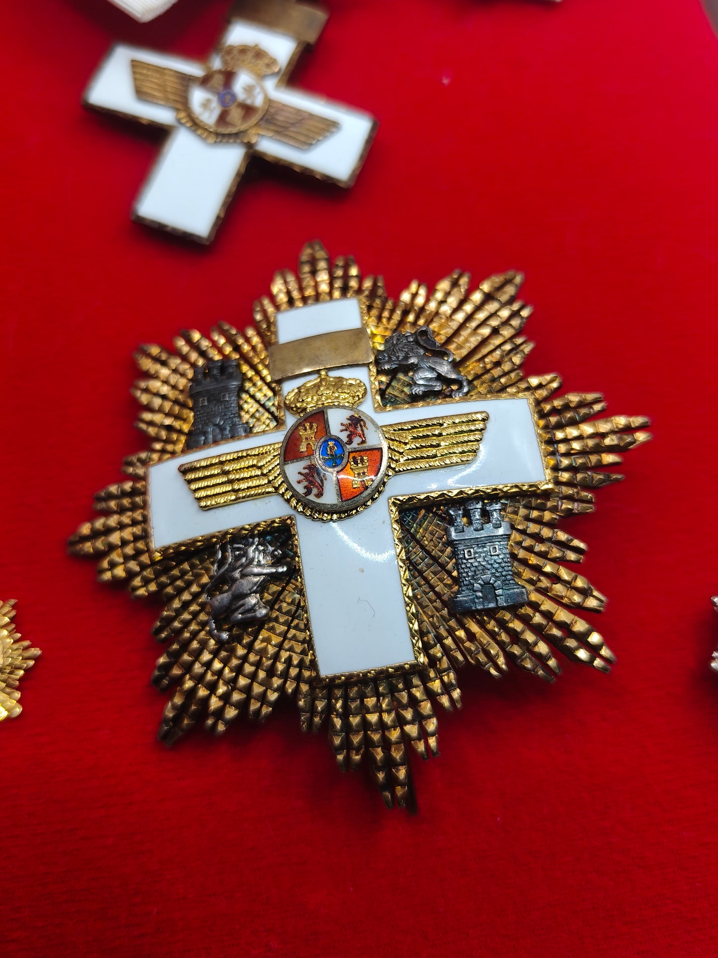 Aereal Merit Order Grand Cross. Spain. Gilf Silver.