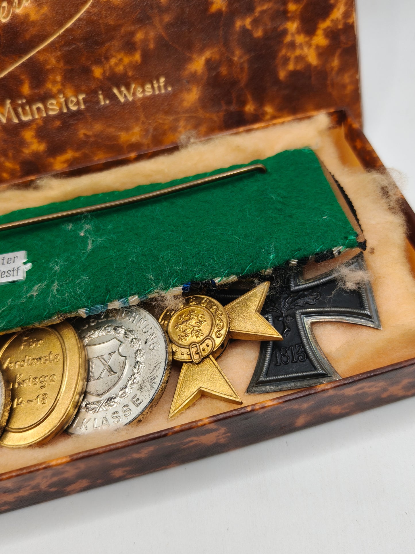 Pre IWW Pasador medallas Ejercito de Baviera