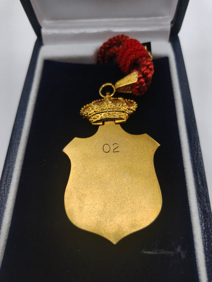 Medal order of San Hermenegildo, Knight of the order. Number 2. Spain.