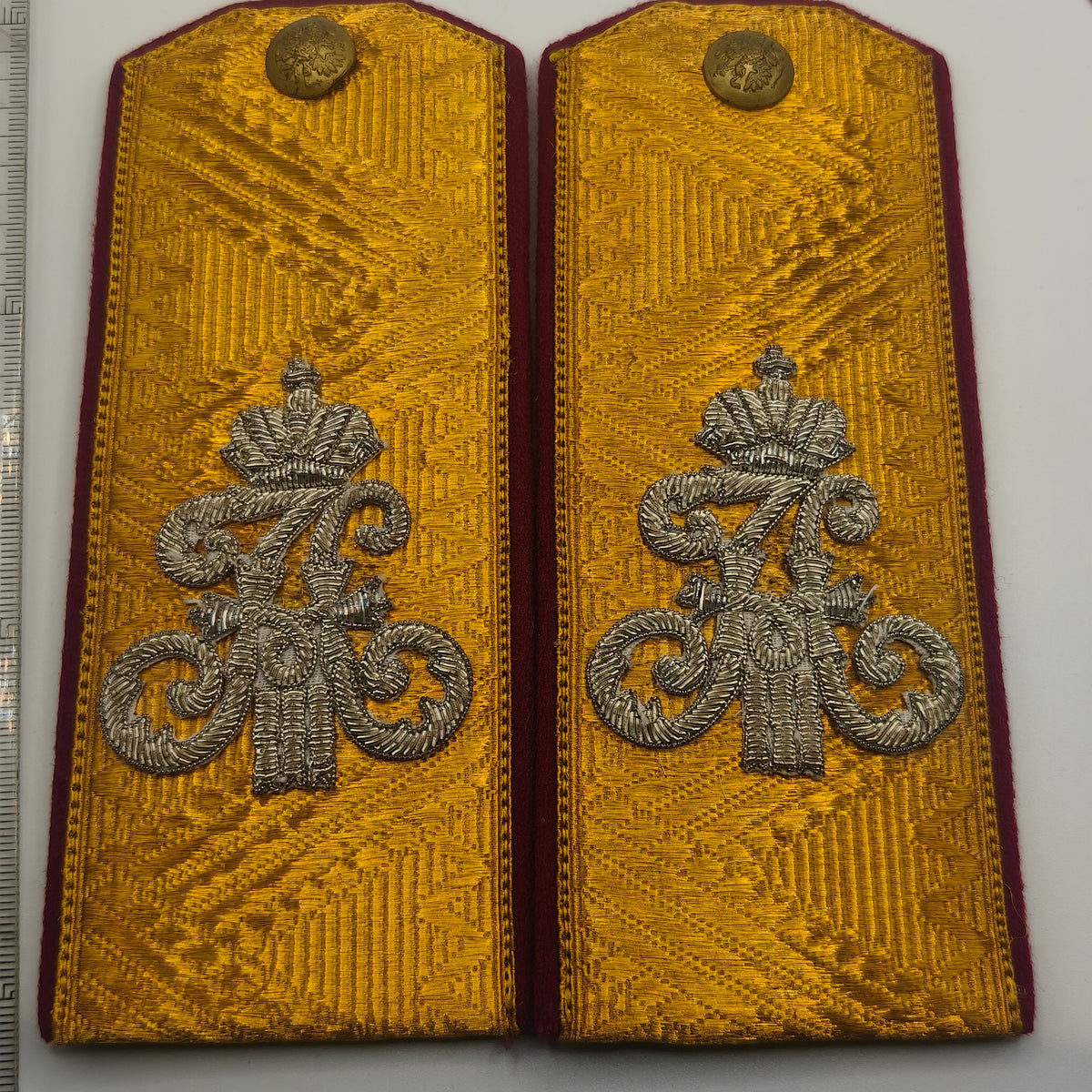 Zarist Epaulettes, Alexander II.  Imperial Rusia