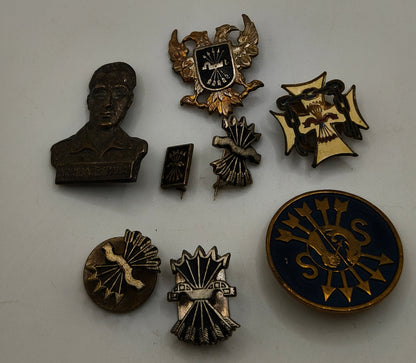 Colección de insignias de Falange. época guerra civil