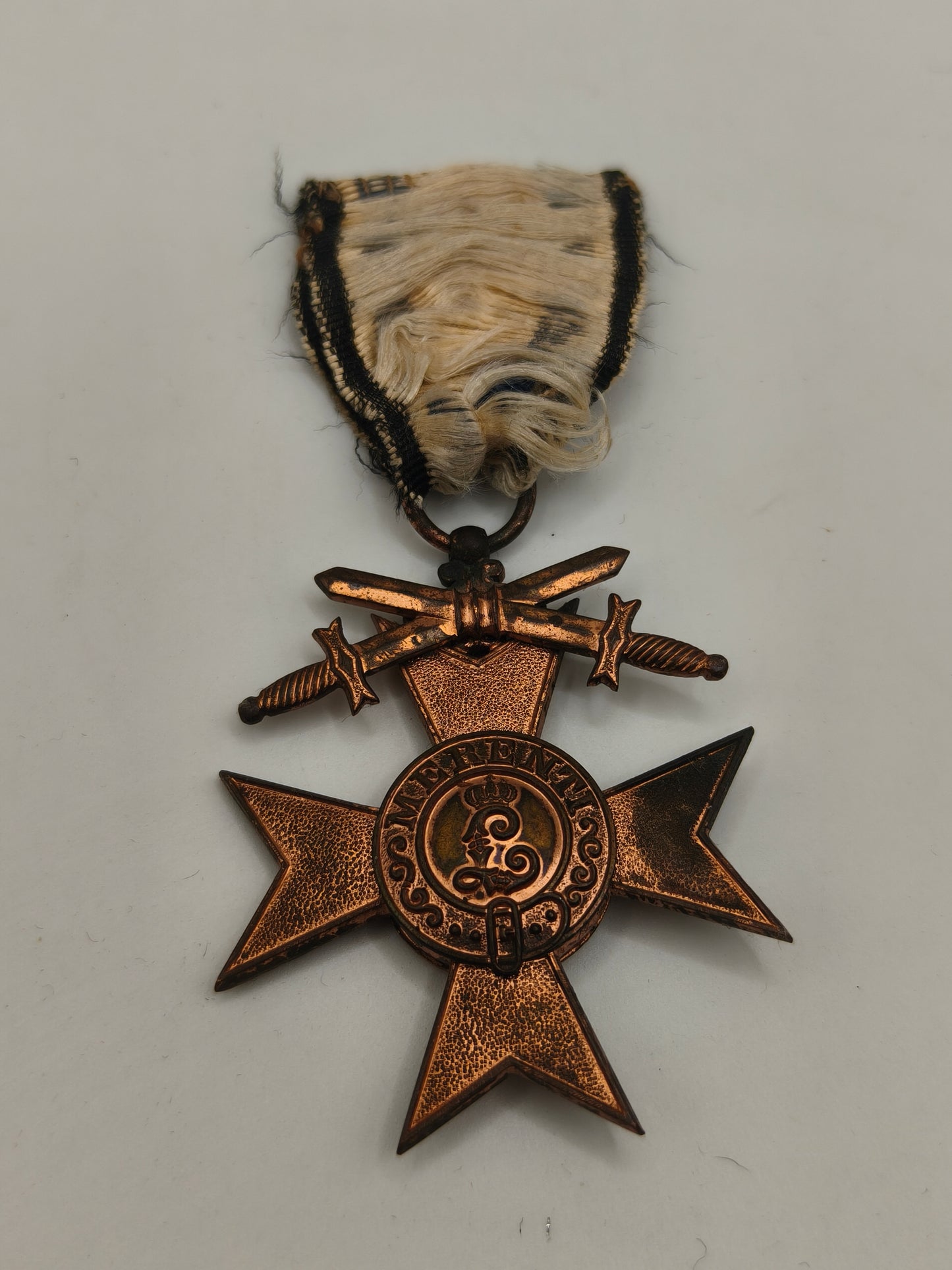 Bavarian Military Order Medal with swords.