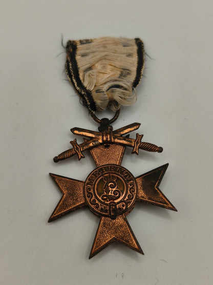 Bavarian Military Order Medal with swords.