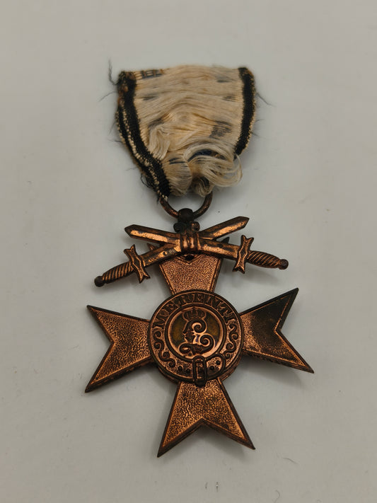 Bavarian Military Order Medal with swords.