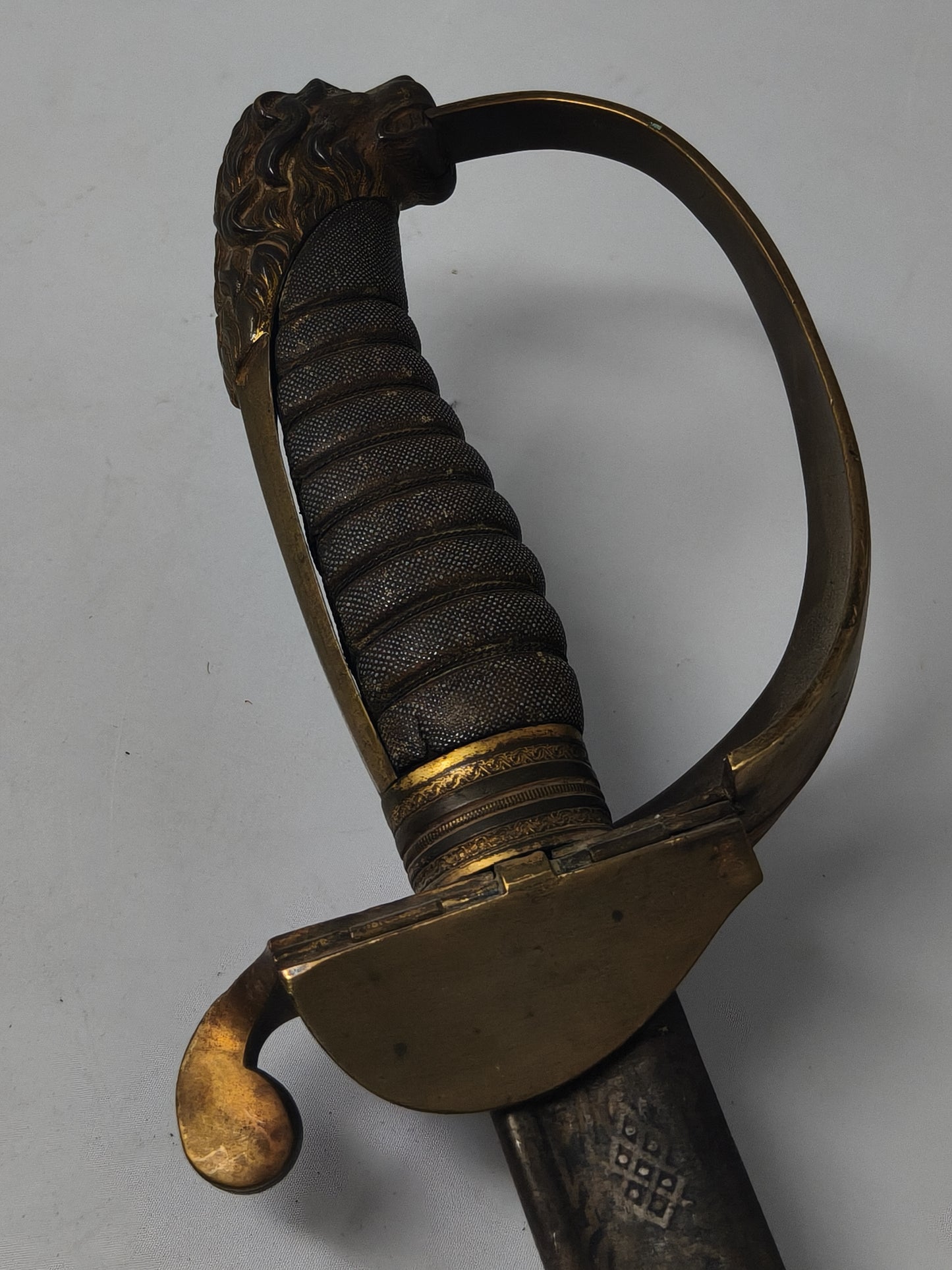 Spanish Marine Saber. Colonial period 1874.