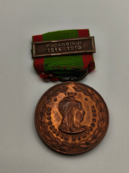 Medalla IWW Portugal Campaña Mozambique