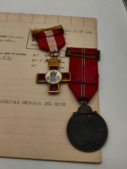 Medallas combatiente división azul IIWW