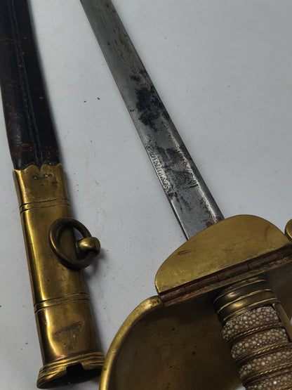 Navy Italian Ceremonial Saber. IIWW