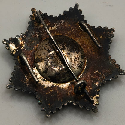 Silver Badge Police Inspector of the Red Cross. Spain Franco's Period.