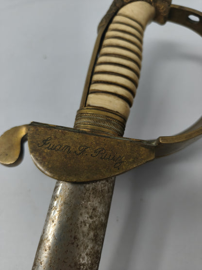 Spanish Marine Ceremonial Saber. Franco's period.