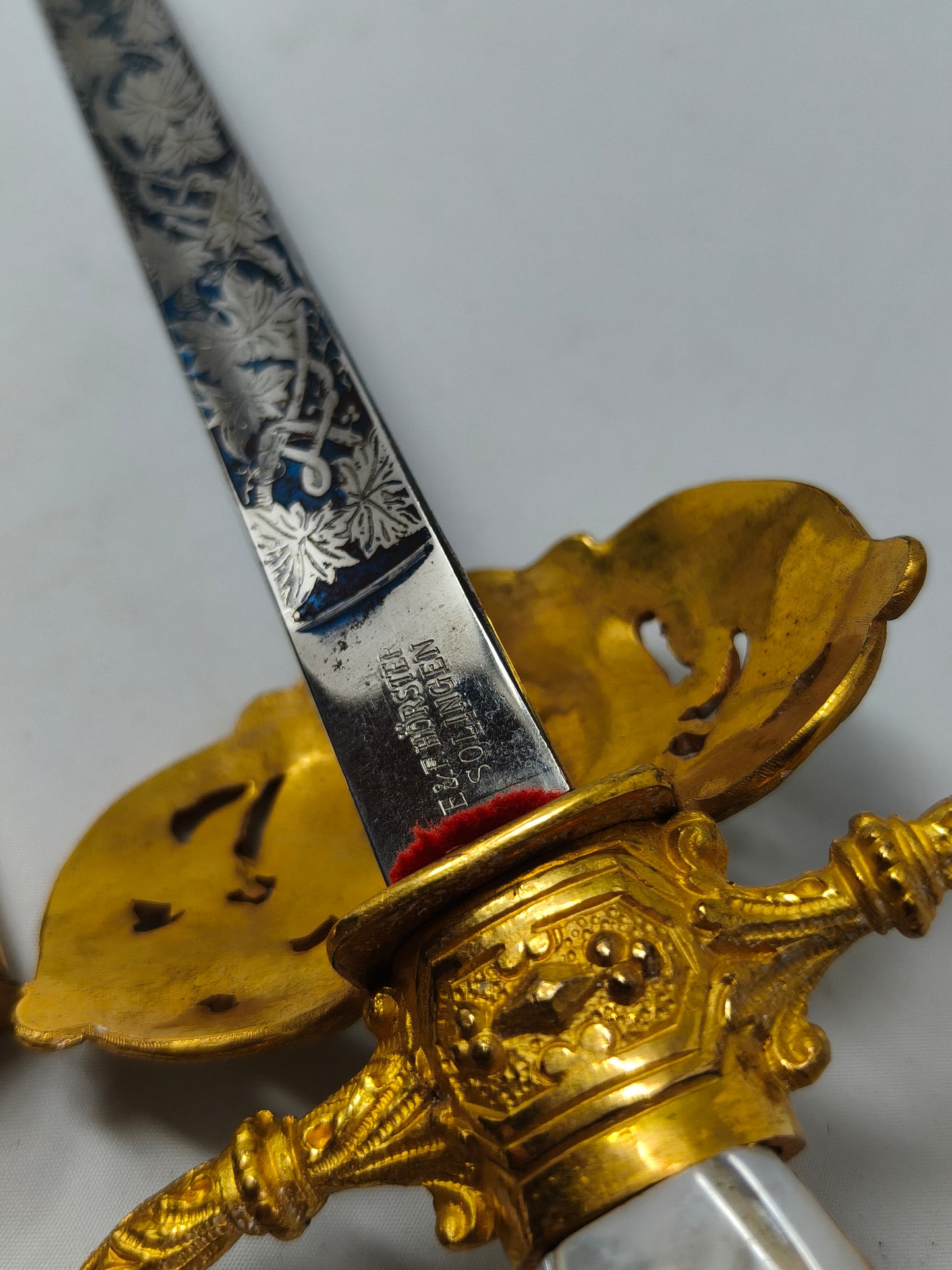 Espadín de gran gala Vaticano . Siglo XIX