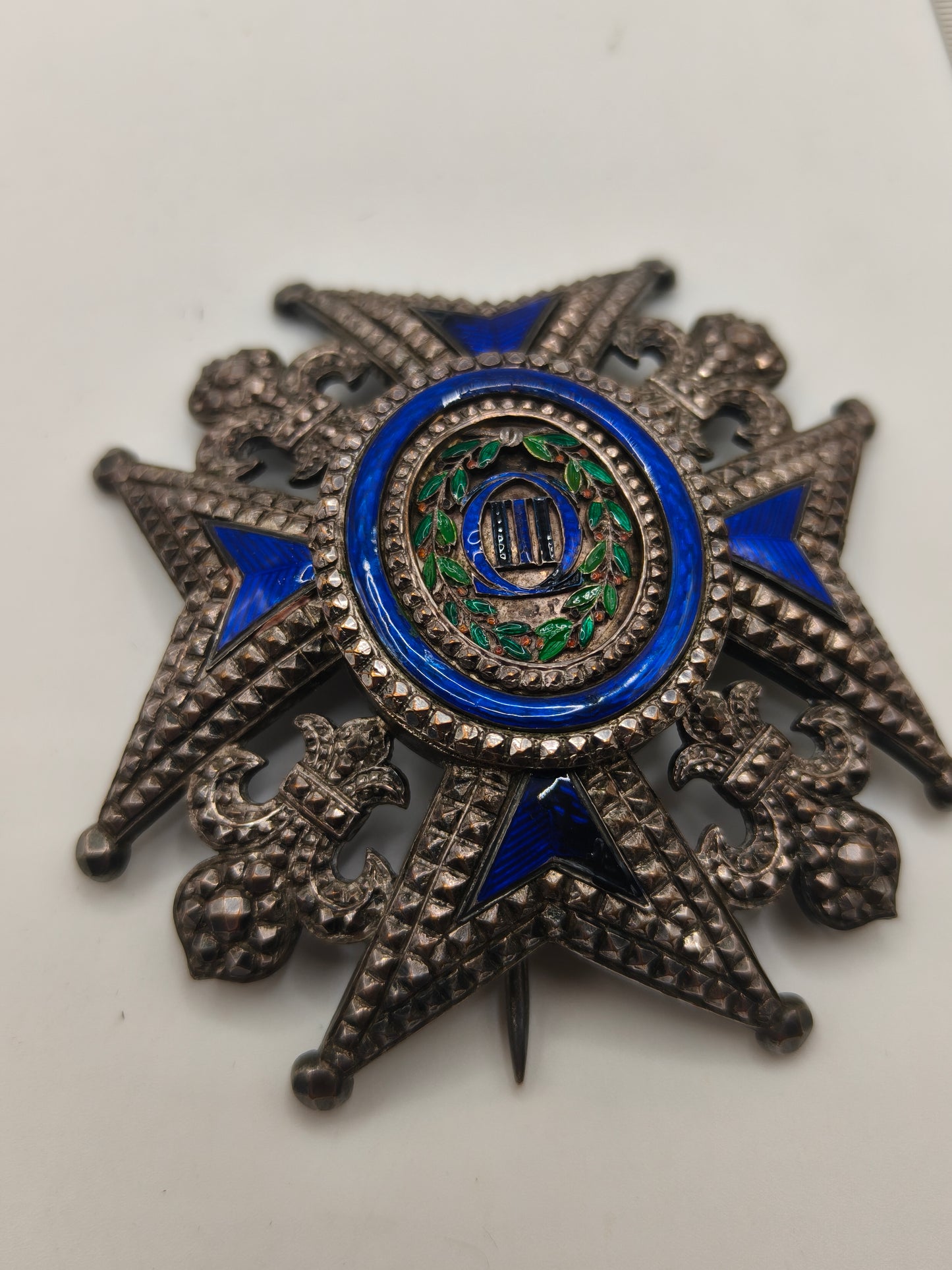 The Grand Cross of the Royal Order of Charles III . Spain XIX Century.