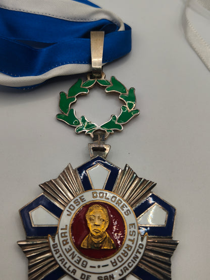 Commander Medal Order of General Jose Dolores Estrada, Batalla de San Jacinto. Nicaragua