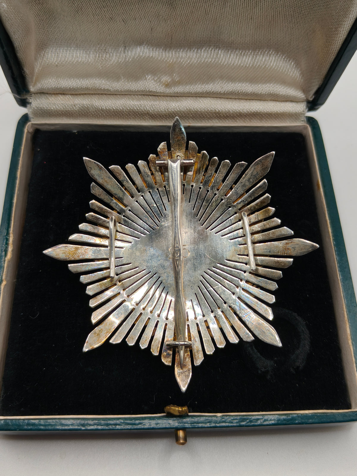 Order of Nobility, breast star. Monarchy Period Spain. 34 Numbered.