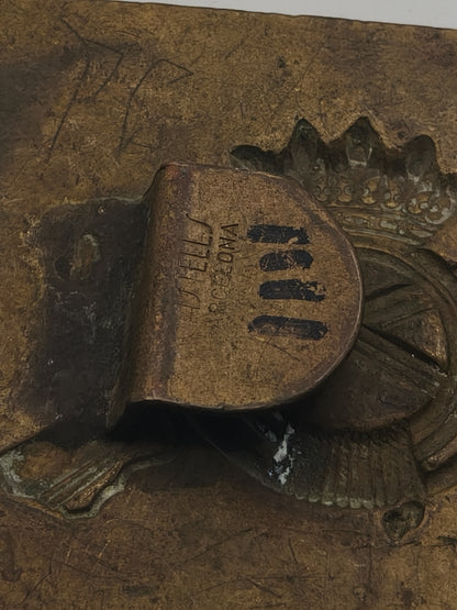 Spanish Civil War Buckle Infantry.