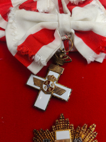 Aereal Merit Order Grand Cross. Spain. Gilf Silver.