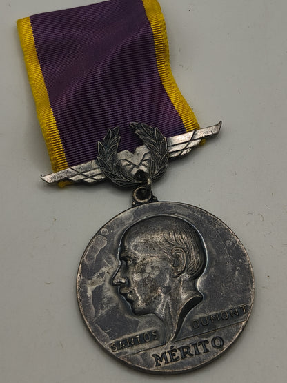 Air forces merit medal, Santos dumont. Brasil