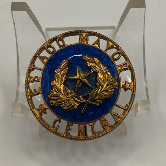 General Staff Badge, enameled and Numbered. Spain.