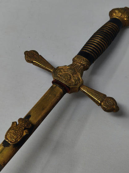 Artillery Dress sword. Alphonso XIII Spain